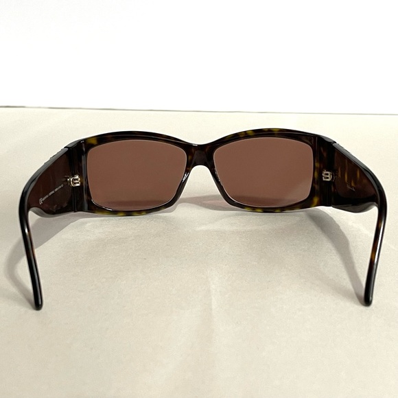 Christian Dior Women’s Y2K Sunglasses DIORRAIN 2 Brown Gold Rain Drop Ge… - Picture 5 of 13